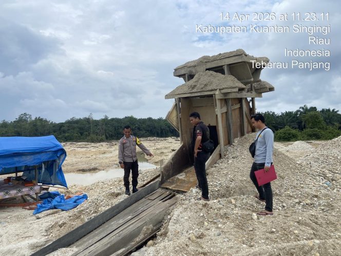 
					Polsek Kuantan Mudik Cek Aktivitas Galian C di Gunung Toar, Tindak Lanjuti Keluhan Warga